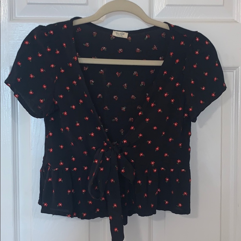 Front tie top size small